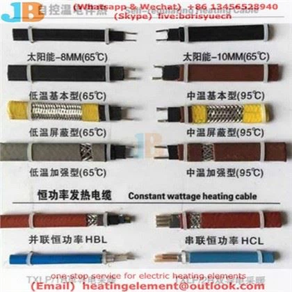 Selbstregulierendes Heizkabel aus verzinntem Kupfer