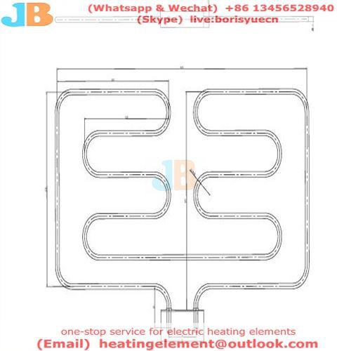 Edelstahl Elektrisches Heizelement 3kw Heizrohr