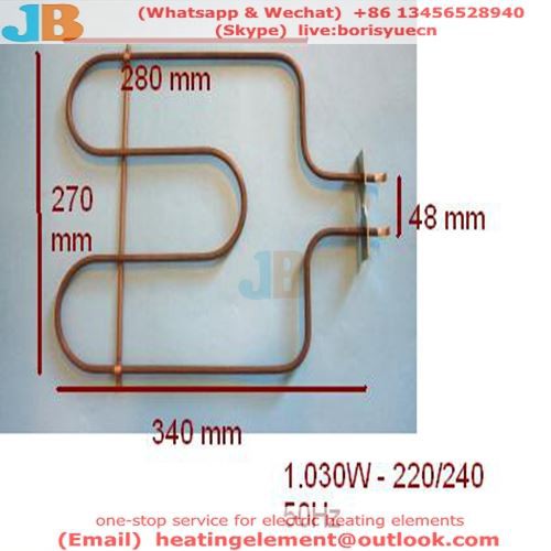 Kundenspezifisches/OEM-Edelstahl-Elektrogrill-Heizelement