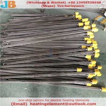 Passen Sie den Titanlegierungs-Flanschgewinde-Tauchsieder für den Wassertank ...