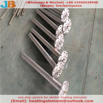 Korrosionsbeständigkeit Überlegene Stärke Titan-Tauchflansch-Rohrheizkörper 1...