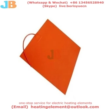 310 x 310 mm 12 V 100 W Pizza Hot Food Delivery Bag Silikon-Heizkissen