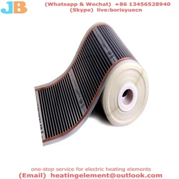50*25CM 60W Graphene Ferninfrarotheizung Transparente HaustierheizungBodensys...